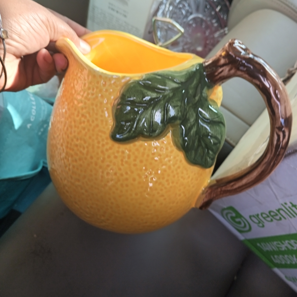 Yellow Lemon Pitcher